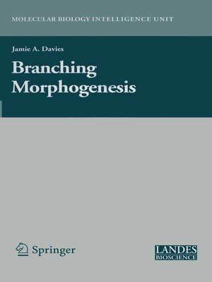 cover image of Branching Morphogenesis